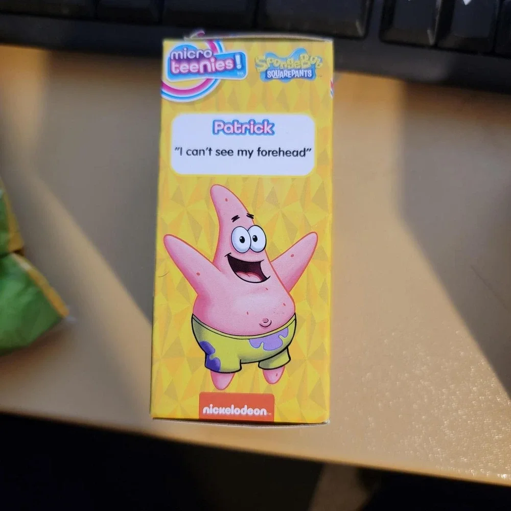 Nickelodeon Micro Teenies Patrick Star Kids OS Pink New SpongeBob Plush Figure